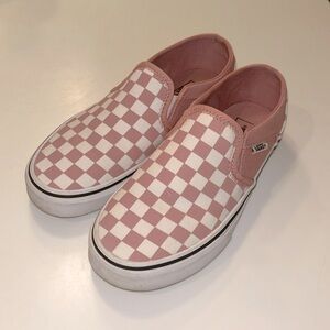 Van’s checkered slip on shoes